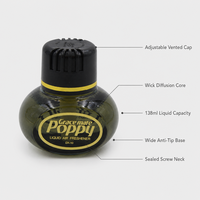 Diffuseur de parfum liquide pour voiture 138 ml – Élimination naturelle des odeurs par évaporation, longue durée, pour tableau de bord – Désodorisant automobile