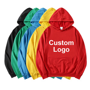 Felpa <span class=keywords><strong>con</strong></span> cappuccio da uomo <span class=keywords><strong>con</strong></span> Logo personalizzato a maniche lunghe Soild Pullover <span class=keywords><strong>con</strong></span> abiti da lavoro <span class=keywords><strong>con</strong></span> tasche - Product Image 1