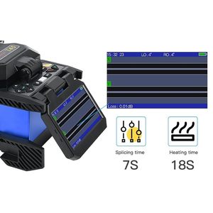 Orientek T45 Fusionadora de Fibra Óptica con Pantalla Táctil de 4.3 Pulgadas, Kit de Red FTTH, Máquina de Empalme por Alineación de Núcleo - Product Image 4