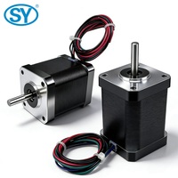 Moteur pas à pas de précision Nema 17 42x60mm 60NCM 2.1A 12V 24V 1.8° Câble 4 fils 0.5m Axe 5mm pour imprimante 3D Moteur hybride bipolaire CE