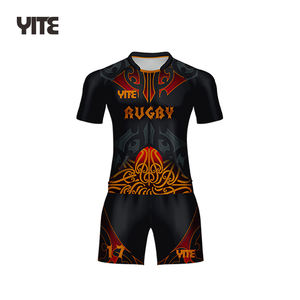Uniformes de <span class=keywords><strong>rugby</strong></span> à sublimation de haute qualité <span class=keywords><strong>Polo</strong></span> de <span class=keywords><strong>rugby</strong></span> OEM pour hommes à manches courtes maillot <span class=keywords><strong>All</strong></span> Blacks à vendre - Product Image 2