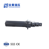 Cilindro Hidráulico Telescópico Multietapa de Diámetro Personalizado YANHUANG, Acero Inoxidable Cromado Duro, Carrera de 1366 mm