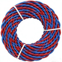 Câble souple torsadé RVS en cuivre sans oxygène 2*6mm 300V isolé PVC pour alarme, haut-parleur, interphone OEM, faible MOQ, livraison rapide