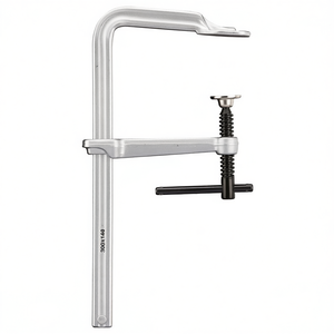Torno de banco Ttake modelo básico con abrazadera de tornillo 300x140 para carpintería y metalurgia - Product Image 2