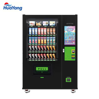 Máquina Expendedora de Bebidas Heladas Totalmente Automática con Pantalla Táctil de 7 Pulgadas, Múltiples Opciones de Pago, Capacidad de 300-600 Unidades