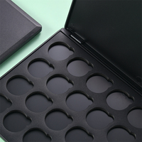 Étui à palettes personnalisé de luxe nouvelle mode 28 assiettes conteneur de fard à paupières vide étui à fard à paupières en plastique de haute qualité pour cosmétiques