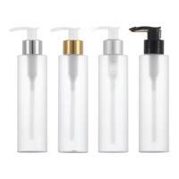 Flacons distributeurs de lotion LZ Pack 150ML 5oz en PET dépoli avec pompe à pression, personnalisables avec étiquette privée