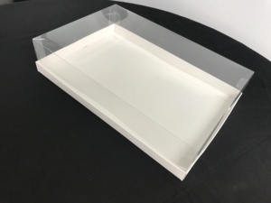 IMEE Ready to Ship Fancy Clear 4 6 Pieces Donut Rectangular Square Clear Lid Patisserie <strong>Mini</strong> <strong>Cake</strong> <strong>Box</strong> Sweet Dessert <strong>Box</strong> - Product Image 5