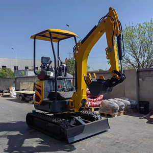 Miniexcavadora de cadenas, excavadora pequeña de 1.8 toneladas para maquinaria de movimiento de tierras - Product Image 1