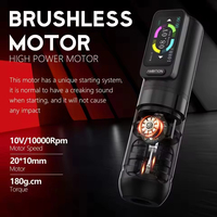 Ambitie Zetton 2400Mah 3.5Mm/4.0Mm Slag Krachtige Borstelloze Motor Professionele Draadloze Tattoo Pen Machine Met 34Mm/42Mm Grip