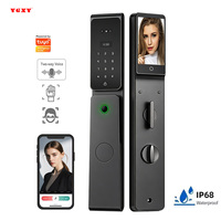 Serrure de porte intelligente YAGU 3D à reconnaissance de la veine palmaire, connectivité Tuya App, étanche, biométrique, multifonctionnelle pour porte en bois/aluminium