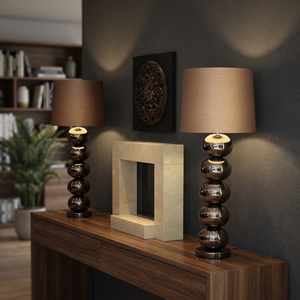XXL Back Nickel Plated Desk Lamp with <b>LED</b> AC Power Traditional Style - Product Image 3