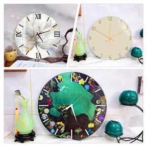 Dm732 lớn Roman số đồng hồ Silicon khuôn Đồng hồ nhà thiết kế trang trí Silicone khuôn mẫu cho bê tông - Product Image 6