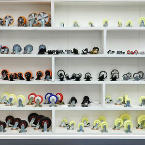 3/4/5 Zoll Industrial Medium Duty 75mm 100mm 130mm Rolle TPR Grau drehbare Hochleistungs-Nachlauf räder - Product Image 5