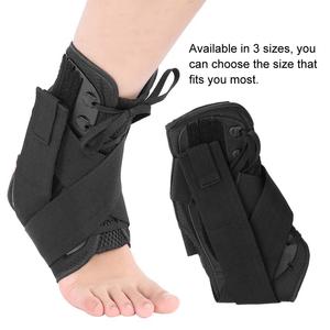 Attelle de cheville à lacets avec stabilisateurs latéraux et protection de la force de la ceinture de fixation auxiliaire croisée - Product Image 4