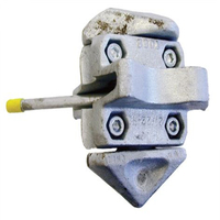 Connecteur horizontal empilable à verrouillage par torsion, pièces de fixation pour conteneurs maritimes, acier moulé, galvanisé à chaud, DNV
