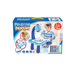 Projektör boyama tablet hafif müzik ile çocuk çizim oyuncağı seti - Product Image 6