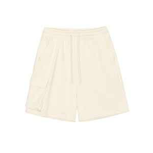 Batik Washed Street Casual Shorts Hommes 100% Coton 400g Vintage Sport Taille élastique ample avec poches Stone Fade - Product Image 1