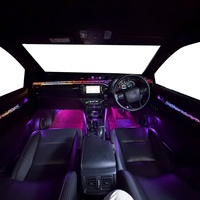 Éclairage intérieur et d'ambiance pour Toyota Hilux 2015-2024, kits d'éclairage d'ambiance pour voiture Toyota Hilux, éclairage d'ambiance pour voiture