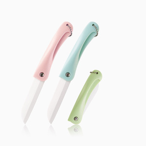 Cuchillo Plegable de Cerámica Zhituo de 19.5cm, Cortador de Alimentos Portátil para Bebés, Cuchillo Afilado para Picnic al Aire Libre - Product Image 4