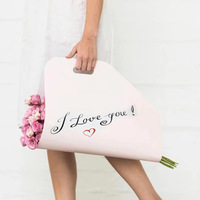 Boîte d'emballage de fleurs romantique pour la Saint-Valentin, vente en gros, durable, tendance, écologique, impression couleur fixe