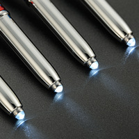 Stylet tactile 3 en 1, stylo à bille en métal promotionnel avec lumière LED, pointeur laser avec lumière, adapté aux médecins