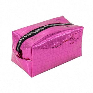 Bolsa de Maquillaje Cosmética de Viaje Personalizada con Cierre de Cuero TPU para Regalos Empresariales - Product Image 3