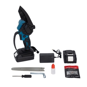 Mini Motosega Elettrica Portatile Fai-da-Te da 4 Pollici, Motore Brushless ad Alta Potenza da 6 Pollici, Batteria agli Ioni di Litio 21V, Utensile da Giardinaggio e Falegnameria - Product Image 2