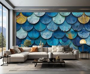 ShengHang vente chaude papier peint mural sur mesure Bar Studio décoration de la maison <span class=keywords><strong>Paris</strong></span> vue sur la ville paysage 3D peintures murales papier peint - Product Image 2