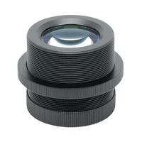 Objectif de projection M42 de 50 mm, angle de 28 degrés, portée moyenne, pour projecteur de logo LED, publicité Gobo et éclairage de projection paysager