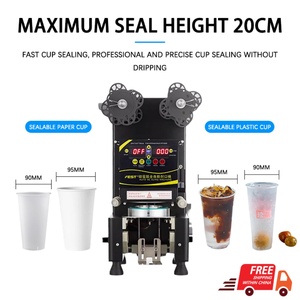 Electric Three-Second Speed Milk <b>Tea</b> Cup Sealing <b>Machine</b> Safe Counting Features for Hot & Cold Beverages Bottle Packaging - Product Image 3