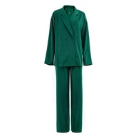 Vêtements de créateurs pour femmes, nouvelle collection 2026, blazer décontracté ample et pantalon large pour femmes, ensembles 2 pièces, vente en gros d'ensembles pour femmes