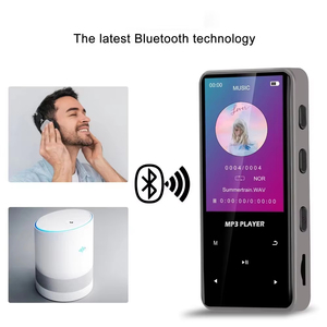 Lecteur MP3/MP4 à écran tactile BT 5.0 portable pour le sport, la lecture et les étudiants, écran tactile 2,4 pouces - Product Image 6