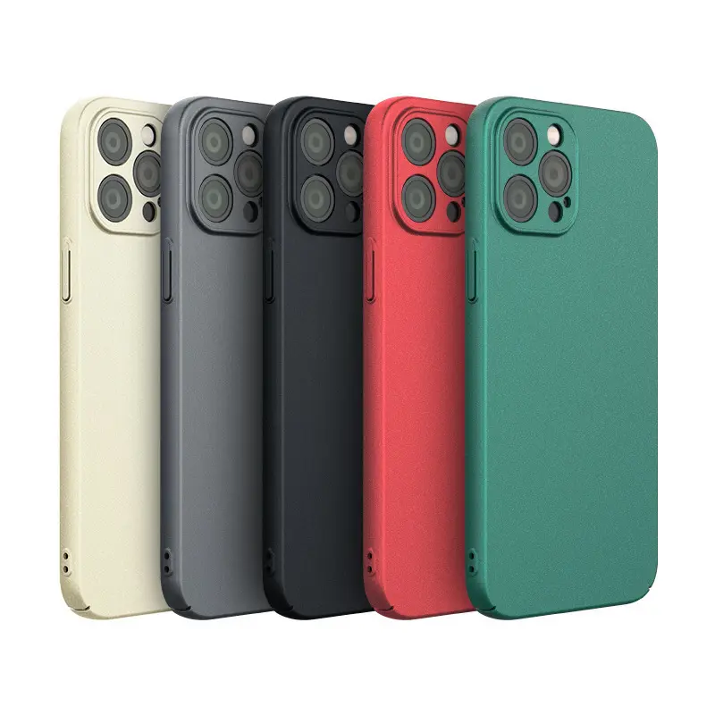 Slim Fit Hard PC Back Phone Cover For iPhone 13 Pro Case Matte Plastic Mobile Case For iPhone 12 Pro Max 11 XS XR 13 Mini