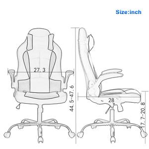 Chaises de <span class=keywords><strong>Gamer</strong></span> Populaires 2026 – Chaise de Bureau Confortable et Personnalisable pour <span class=keywords><strong>Chambre</strong></span> à Coucher, Chaise d'Ordinateur Pivotante et Réglable pour Gaming à Domicile, pour Adultes et Adolescents - Product Image 2