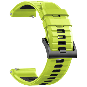 Correa de Silicona de 24 mm de Doble Color Compatible con Relojes Suntop, Transpirable, Cómoda, Accesorio para un Reloj Inteligente Deportivo - Product Image 6