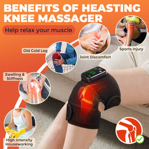 US Warehouse <strong>Electric</strong> Knee <strong>Massager</strong> with Heat and <strong>Vibration</strong> for Pain Relief - Product Image 2