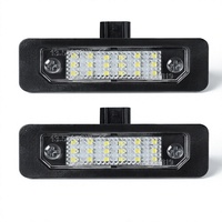 Luce Targa a LED in Scatola di Metallo, 12V Bianco Freddo per Mercury Sable Milan Edge Lincoln MKS MKZ MKT MKX 2016-2019