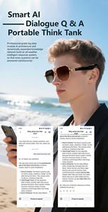 Gafas Inteligentes 2025 con Cámara, Traducción por IA, Gafas para Tomar Fotos, Gafas para Exteriores, Identificación de Objetos - Product Image 4