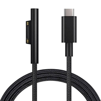 Cable de Carga Rápida Tipo-C Magnético de Ángulo Recto, 65W, Blindado, con Cubierta de PVC y Cobre Estañado, 1.8M, Cable de Datos para Escáner y Computadora
