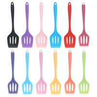Tournevis de cuisine à fente en silicone de qualité alimentaire pour ustensiles de cuisine antiadhésifs résistant au lave-vaisselle et à la chaleur (-40 230)