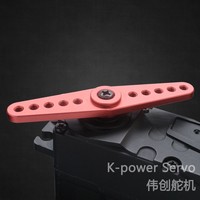 Kpower OEM 15T 17T 20T 21T 25T Bras de servo en T personnalisable en plastique et métal pour servo standard, pièces et accessoires RC