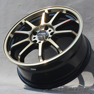 Fonyee Bronzer Multie Spoke 5 Lug Holes Huecos 17 18 pulgadas 5x114,3 Mag aleación Aluminio pasajero coche ruedas <span class=keywords><strong>Auto</strong></span> Rines llantas Jante - Product Image 3