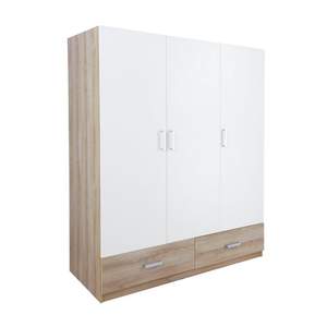 เฟอร์นิเจอร์ไม้สำหรับห้องนอน<span class=keywords><strong>ตู้</strong></span><span class=keywords><strong>เสื้อผ้า</strong></span>สีขา<span class=keywords><strong>ว</strong></span>เก็บของขนาดใหญ่แบบทันสมัย - Product Image 1