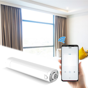 4.2 mét theo dõi tuya Wifi Rèm Rèm cơ giới thông minh từ xa theo dõi điện trượt rèm cửa Wifi Alexa Google điều khiển nhà - Product Image 1