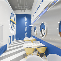 Parque Infantil Interior Personalizado de Alta Calidad, Centro de Juegos Interactivo de Simulación, Piscina de Pelotas para Restaurantes, Uso Comercial, ISO9001