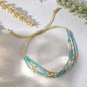 Braccialetti Artivelle Multicolore <span class=keywords><strong>Serie</strong></span> Quattro Strati 2024 Gioielli Artigianali alla Moda Stile Hawaii BOHO Regalo per Lei - Product Image 4