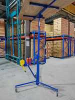 Verrouillage automatique de sécurité Treuil manuel de 4.5m Palan à cloison sèche Élévateur de plaques de plâtre facile à utiliser pour l'installation au plafond