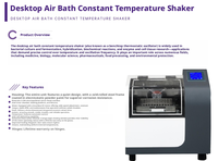 JIECHENG 280A Lab Rotary Constant Temperature Shaker Incubator Touch Screen Programmable Timing Function Air Heating Oscillator