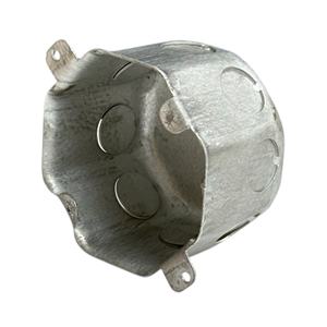 6,5 cm de profundidad 1,0mm de espesor 1/2 pulgadas Knockouts Caja eléctrica de metal galvanizado octogonal - Product Image 4